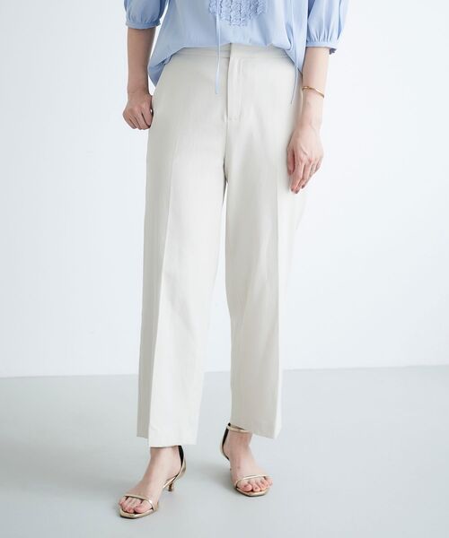 【セール】シェルタリングセンタープレスパンツ（その他パンツ）｜le.coeur blanc（ルクールブラン）