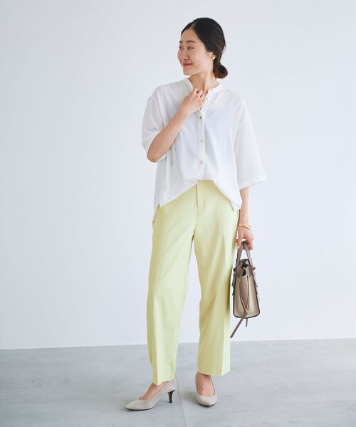 【セール】シェルタリングセンタープレスパンツ（その他パンツ）｜le.coeur blanc（ルクールブラン）