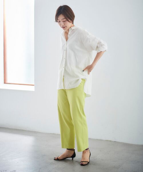 【セール】シェルタリングセンタープレスパンツ（その他パンツ）｜le.coeur blanc（ルクールブラン）