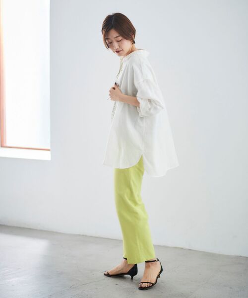 【セール】シェルタリングセンタープレスパンツ（その他パンツ）｜le.coeur blanc（ルクールブラン）