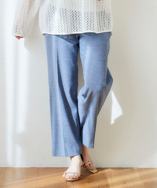 【セール】シェルタリングセンタープレスパンツ（その他パンツ）｜le.coeur blanc（ルクールブラン）