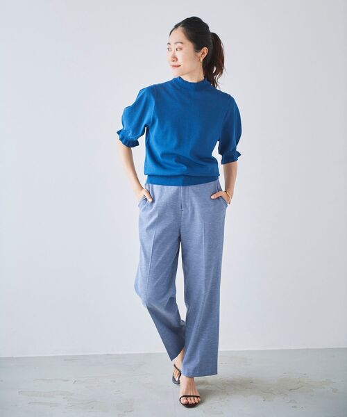 【セール】シェルタリングセンタープレスパンツ（その他パンツ）｜le.coeur blanc（ルクールブラン）