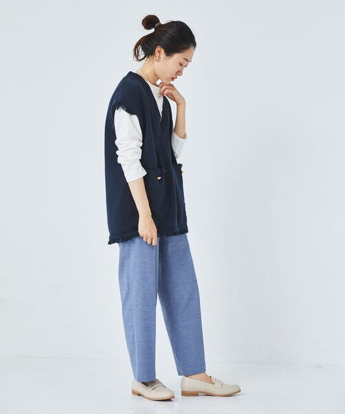 【セール】シェルタリングセンタープレスパンツ（その他パンツ）｜le.coeur blanc（ルクールブラン）