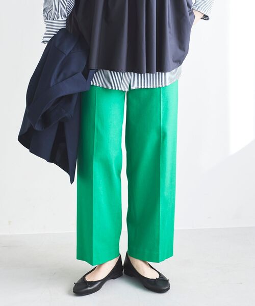 【セール】シェルタリングセンタープレスパンツ（その他パンツ）｜le.coeur blanc（ルクールブラン）