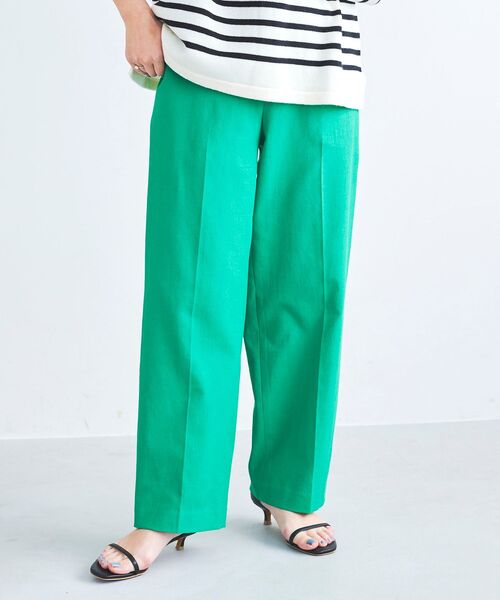 【セール】シェルタリングセンタープレスパンツ（その他パンツ）｜le.coeur blanc（ルクールブラン）