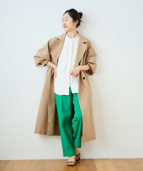 【セール】シェルタリングセンタープレスパンツ（その他パンツ）｜le.coeur blanc（ルクールブラン）