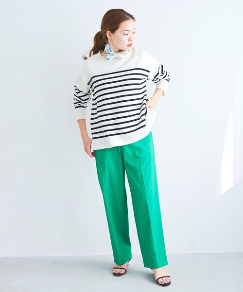 【セール】シェルタリングセンタープレスパンツ（その他パンツ）｜le.coeur blanc（ルクールブラン）