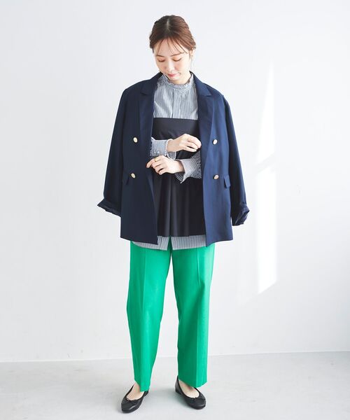 【セール】シェルタリングセンタープレスパンツ（その他パンツ）｜le.coeur blanc（ルクールブラン）