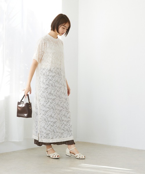 menue（メヌエ）の「ローヒール ストラップサンダル（サンダル・レディース・ベージュ/ブラウン/ブラック/アイボリー・XS/M/L/3L/S/LL）」の10枚目の写真