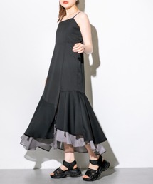 OLIVE des OLIVE | 【WEB限定】裾シフォンマーメイドキャミワンピース(ワンピース)