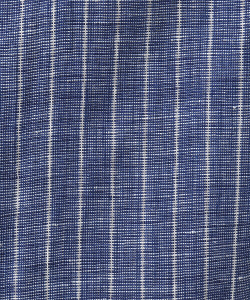 NOLLEY'S goodman（ノーリーズグッドマン）の「リネンカッタウェイシャツ（シャツ/ブラウス・メンズ・ネイビー/パープル/ブルー/サックスブルー/グレイッシュベージュ・S/M/L/XL）」の8枚目の写真