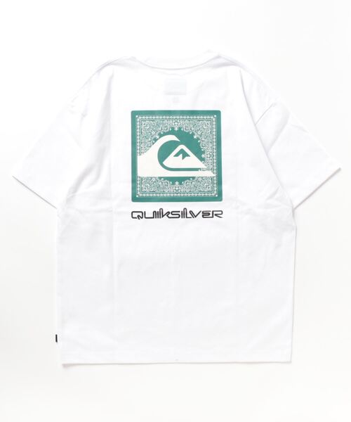 Quiksilver(クイックシルバー)の「QUIK BANDANA ST/クイックシルバーバックプリント半袖Tシャツ(Tシャツ/カットソー・メンズ・ホワイト/ブラック/ブルー/グリーン・MEDIUM/LARGE/X-LARGE)」の5枚目の写真