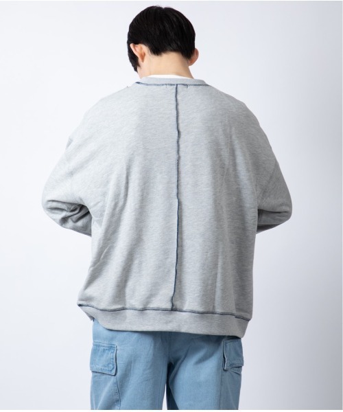 9090UMBRO グレー スウェット トレーナー 9090 × umbro Two Logo Sweat