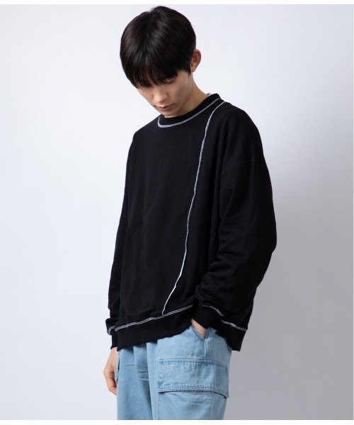 Beno（ビーノ）の「TCライト裏毛 アウトロックステッチ ルーズ