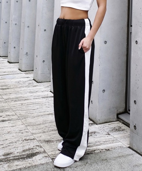 FLEX（フレックス）の「【FLEX】Wide line pants（その他パンツ・メンズ・グリーン/ブラック/ブルー/グレー・LARGE/MEDIUM）」の2枚目の写真
