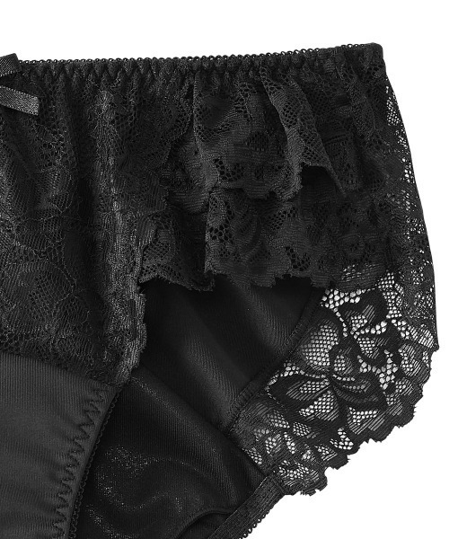 ▽【ブルーDayもフリルで可愛く】サイドフリルプレーンサニタリー