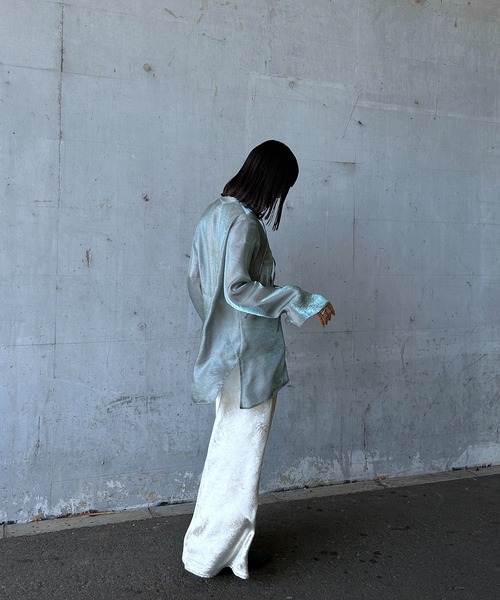 y/m by RIKA（イムバイリカ）の「チャイナデティールシャツ（シャツ/ブラウス・レディース・ホワイト/ミント・FREE）」の17枚目の写真