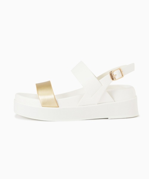 ROSE BUD（ローズバッド）の「厚底サンダル（サンダル・レディース・シルバー/ゴールド/ブラック・38/36/37/39）」の9枚目の写真