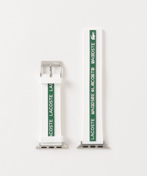 LACOSTE(ラコステ)の「【LACOSTE】WOMENS シリコン apple watch バンド(その他小物・レディース・グリーン/ホワイト/ピンク・FREE)」の2枚目の写真