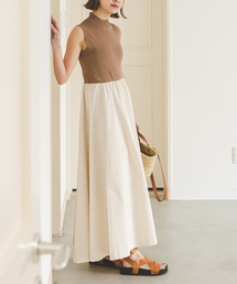 ニットドッキングボリュームワンピース