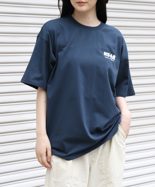 NASTY KICK(ナスティーキック)の「【UNISEX】NASTYKICK/エッセンシャルロゴTシャツ 2197590(Tシャツ/カットソー・レディース・グリーン/イエロー/ブラック/ホワイト/ネイビー/チャコール/オレンジ・MEDIUM/X-LARGE/LARGE)」の5枚目の写真