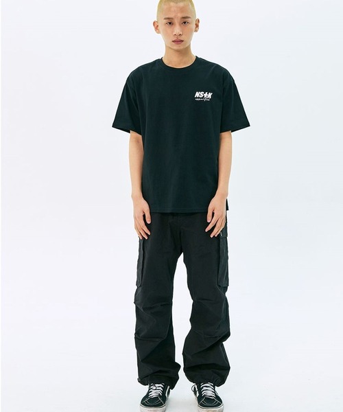 NASTY KICK(ナスティーキック)の「【UNISEX】NASTYKICK/エッセンシャルロゴTシャツ 2197590(Tシャツ/カットソー・レディース・グリーン/イエロー/ブラック/ホワイト/ネイビー/チャコール/オレンジ・MEDIUM/X-LARGE/LARGE)」の18枚目の写真