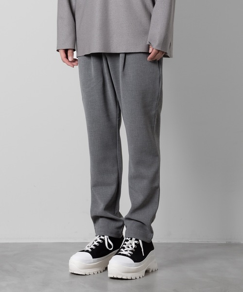 ATTACHMENT(アタッチメント)の「ストレッチ ダブルクロス レギュラーフィット イージートラウザーズ / PE STRETCH DOUBLE CLOTH REGULAR FIT EASY TROUSERS(スラックス・メンズ・ブラック/グレー/ダークネイビー・3/1/2)」の12枚目の写真