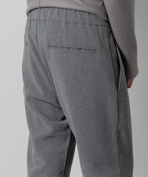 ATTACHMENT(アタッチメント)の「ストレッチ ダブルクロス レギュラーフィット イージートラウザーズ / PE STRETCH DOUBLE CLOTH REGULAR FIT EASY TROUSERS(スラックス・メンズ・ブラック/グレー/ダークネイビー・3/1/2)」の17枚目の写真