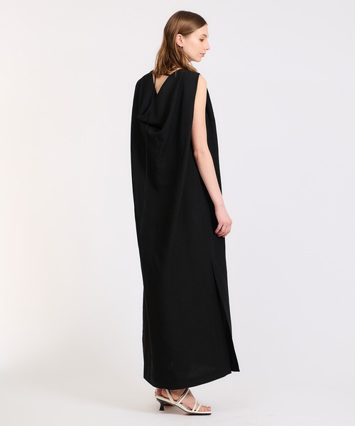 ESTNATION　エストネーション　◇　ツイルドレープワンピース ESTNATION / ツイルドレープワンピース《ONLINE EXCLUSIVE