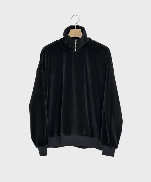KIIT(キート)の「KIIT HIGH NECK ZIP UP PULLOVER (KIP-T59-002)(その他トップス・メンズ・チャコールグレー/グレー・2/3)」の2枚目の写真