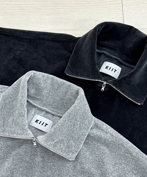 KIIT(キート)の「KIIT HIGH NECK ZIP UP PULLOVER (KIP-T59-002)(その他トップス・メンズ・チャコールグレー/グレー・2/3)」の8枚目の写真