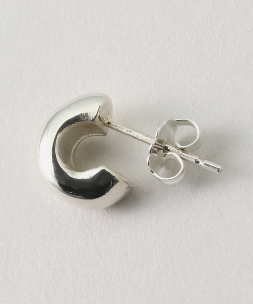 journal standard L'essage（ジャーナルスタンダードレサージュ）の「【AGMES/アグメス】 MINI DAHLIA HUGGIES STERLING SILVE：ピアス(両耳)（ピアス（両耳用）・レディース・シルバー・FREE）」の7枚目の写真