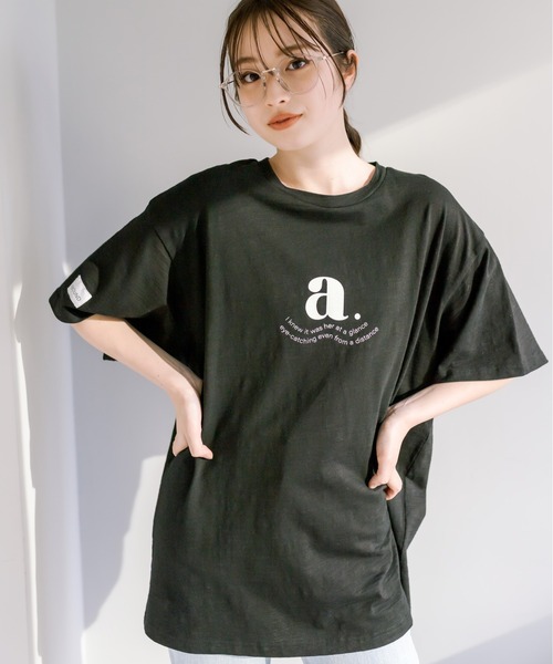 OLIVE des OLIVE(オリーブデオリーブ)の「Gender Free Tシャツ(Tシャツ/カットソー・レディース・オフホワイト/ブラック・FREE)」の19枚目の写真