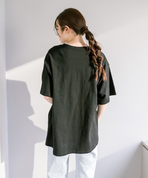 OLIVE des OLIVE(オリーブデオリーブ)の「Gender Free Tシャツ(Tシャツ/カットソー・レディース・オフホワイト/ブラック・FREE)」の21枚目の写真