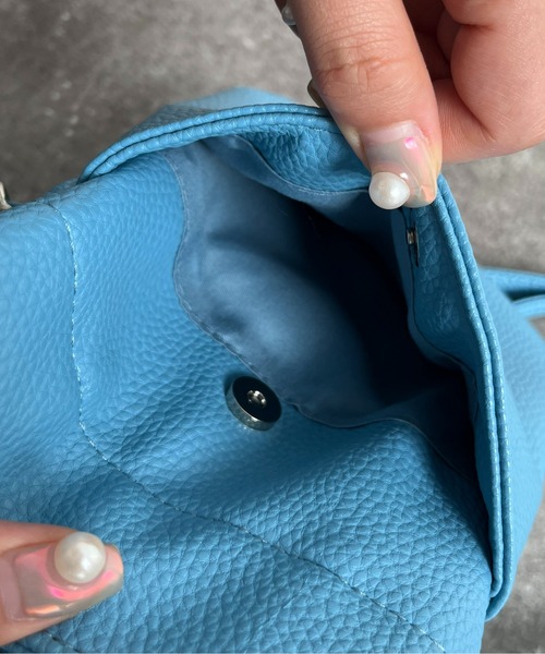 prose verse（プロズヴェール）の「ナノ/2wayミニショルダーバッグ（ショルダーバッグ・レディース・ブラック/アイボリー/ブルー/シルバー・ﾌﾘ-）」の6枚目の写真