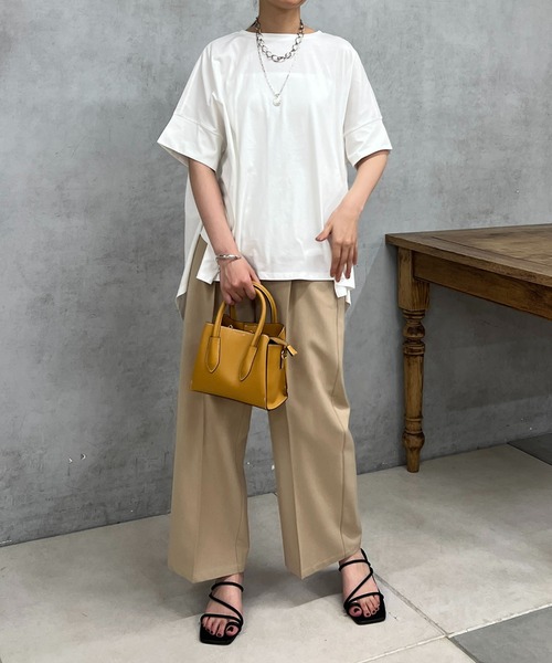 un dix cors(アンディコール)の「ダブルハンドルミニショルダーバッグ(ショルダーバッグ・レディース・キャメル/ブラウン/グリーン・FREE)」の21枚目の写真