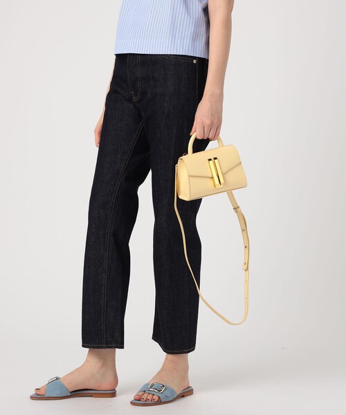 DEMELLIER LONDON(デメリエーロンドン)の「■■■DEMELLIER NANO MONTREAL ショルダーバッグ(ショルダーバッグ・レディース・ライトイエロー/ブルー・FREE)」の3枚目の写真