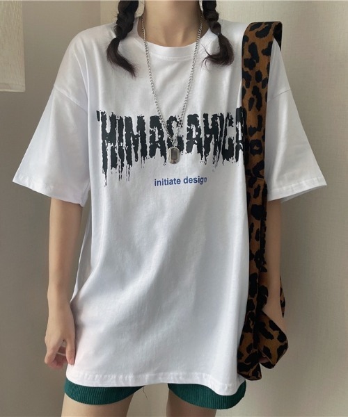 Sibra（シブラ）の「ロゴプリントTシャツ（Tシャツ/カットソー・レディース・ブラック/ホワイト・M）」の5枚目の写真