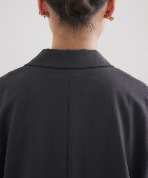 Dignite collier(ディニテコリエ)の「Dignite collier スリーブレスジャケット(テーラードジャケット・レディース・ブラック/カーキ/チャコールグレー・FREE)」の20枚目の写真