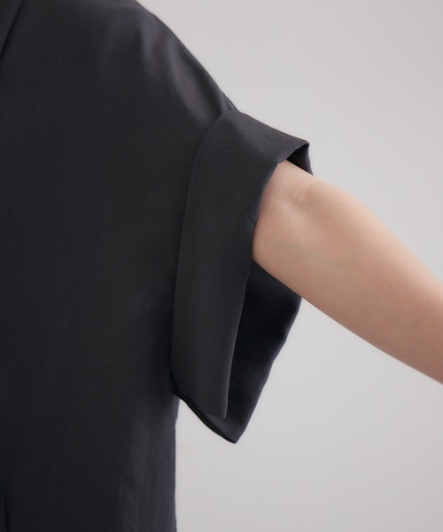 Dignite collier(ディニテコリエ)の「Dignite collier スリーブレスジャケット(テーラードジャケット・レディース・ブラック/カーキ/チャコールグレー・FREE)」の22枚目の写真