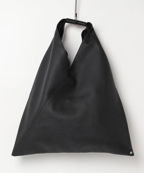 MM6 ／JAPANESE／ S54WD0039／ブラック レザー ショルダー MM6 並行輸入品 エムエムシックス マルジェラ JAPANESE BAG