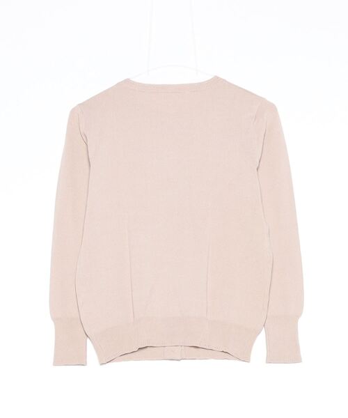 Perfect Suit FActory（パーフェクトスーツファクトリー）の「アイレット　ニットカーディガン　ブルー/ベージュ（カーディガン/ボレロ・レディース・ブルー/ベージュ・M/L/S）」の13枚目の写真