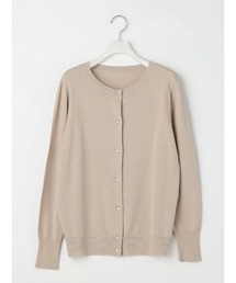 Perfect Suit FActory | アイレット　ニットカーディガン　ブルー/ベージュ(カーディガン/ボレロ)