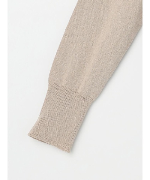 Perfect Suit FActory（パーフェクトスーツファクトリー）の「アイレット　ニットカーディガン　ブルー/ベージュ（カーディガン/ボレロ・レディース・ブルー/ベージュ・M/L/S）」の6枚目の写真