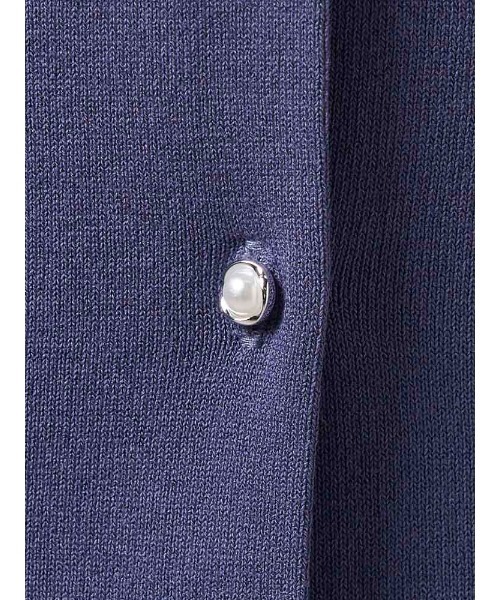 Perfect Suit FActory（パーフェクトスーツファクトリー）の「アイレット　ニットカーディガン　ブルー/ベージュ（カーディガン/ボレロ・レディース・ブルー/ベージュ・M/L/S）」の14枚目の写真