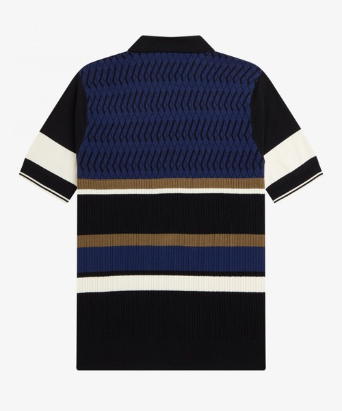 FRED PERRY フレッドペリー Argyle Panel Knitted FRED PERRY（フレッドペリー）の「Argyle Panel Knitted Shirt