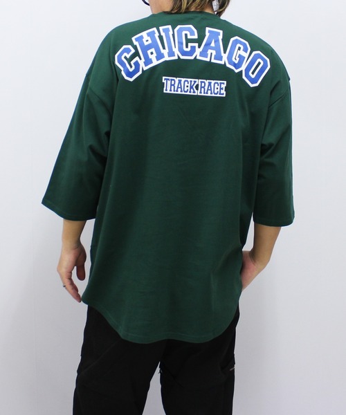SHISKY(シスキー)の「ゆるっと七分袖T(Tシャツ/カットソー・メンズ・チャコール/ホワイト系その他/グレー系その他/ブラック系その他/ダークグリーン系/ベージュ系その他/ダークグリーン/ブラック/杢グレー/ベージュ/ネイビー/オフホワイト/サックスブルー/ホワイト系その他3/グレー系その他2/ホワイト系その他2・M/L/XL)」の19枚目の写真