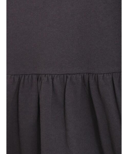 Samansa Mos2（サマンサ モスモス）の「ロゴプリント切替ギャザースキッパーTシャツ（Tシャツ/カットソー・レディース・ブルー/キナリ/チャコールグレー/グレー・F）」の19枚目の写真