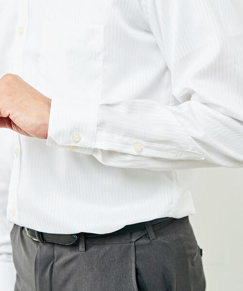 MEN'S MELROSE(メンズメルローズ)の「ワイドカラードレスシャツ(シャツ/ブラウス・メンズ・ホワイト/ピンクベージュ/サックスブルー/ブルー・2/3/4/5)」の16枚目の写真