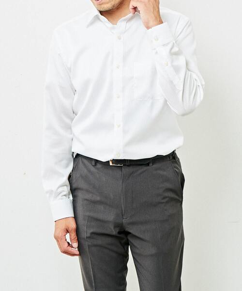 MEN'S MELROSE(メンズメルローズ)の「ワイドカラードレスシャツ(シャツ/ブラウス・メンズ・ホワイト/ピンクベージュ/サックスブルー/ブルー・2/3/4/5)」の22枚目の写真